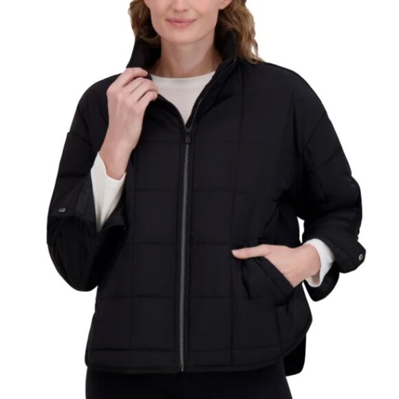 NWT Roxy Women's Quilted Jacket, Black - Picture 3 of 11